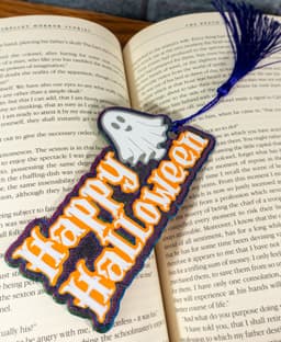 Happy Halloween Ghost Bookmark 3d model