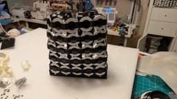 Interwoven Rings and Strap Tote Bag 3d model