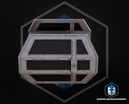 TIE Bomber Vehicle Kit Card - 3D Print Files 3d model