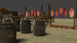 Medieval market PACK!!!! 3d model
