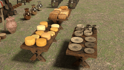 Medieval market PACK!!!! 3d model
