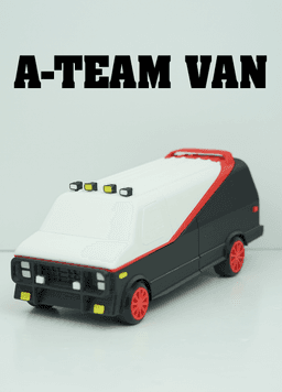 A-Team Van! (No Need for AMS, or Supports!) 3d model