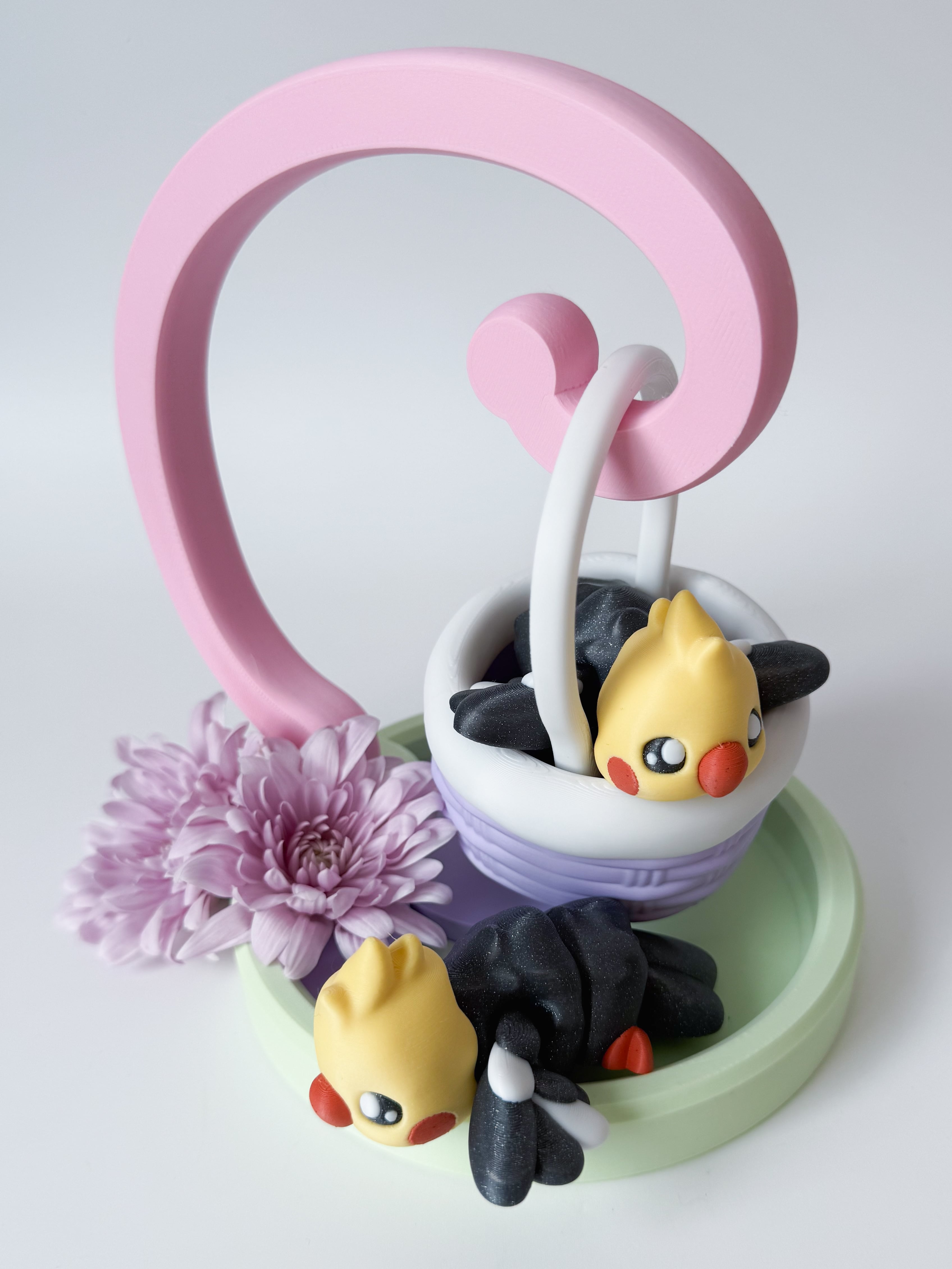 Love birds + friends 3d model