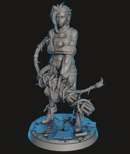 Jinx Straitjacket STL | Fan Art Figure | HighDetail 3d model