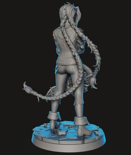 Jinx Straitjacket STL | Fan Art Figure | HighDetail 3d model