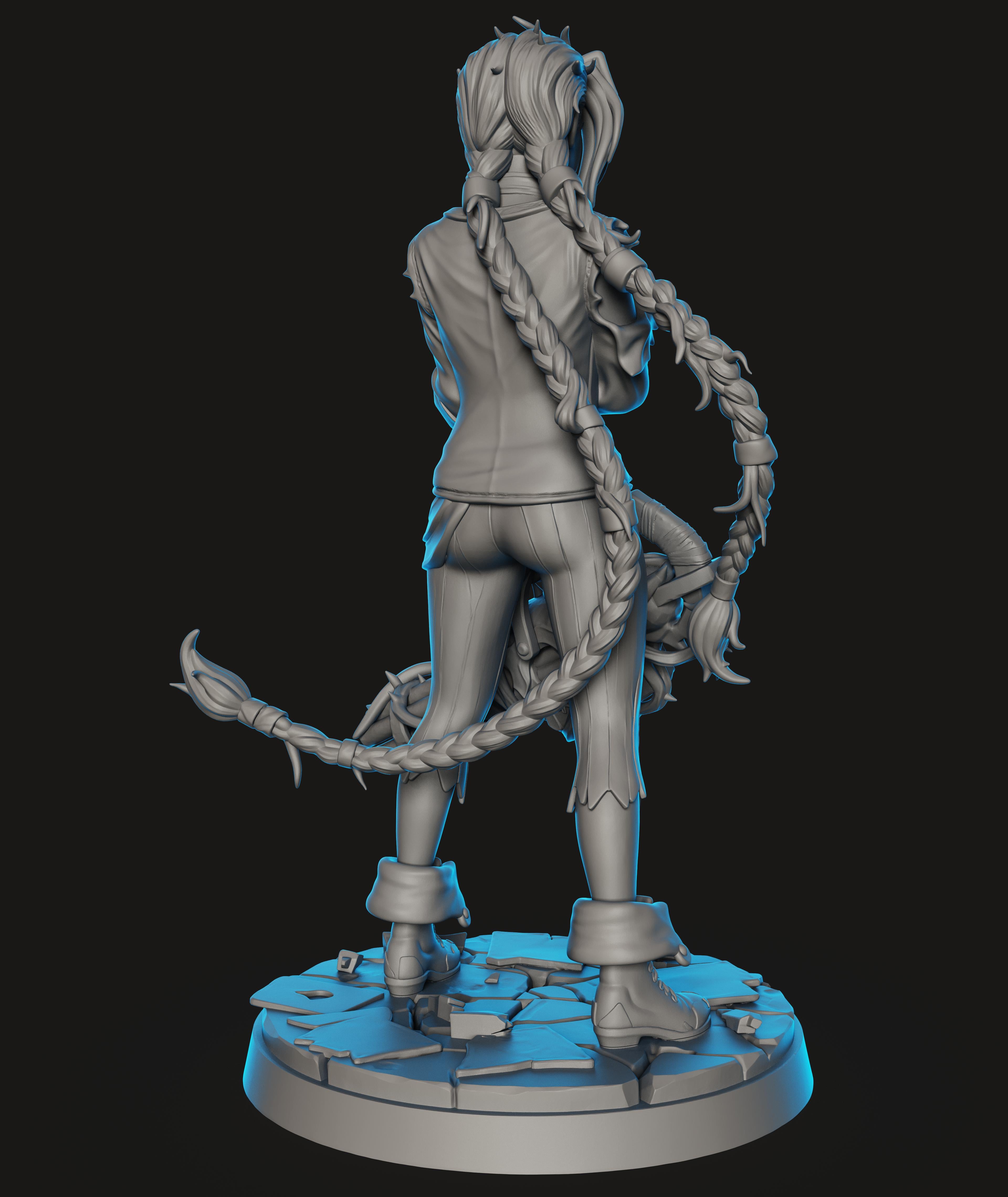 Jinx Straitjacket STL | Fan Art Figure | HighDetail 3d model