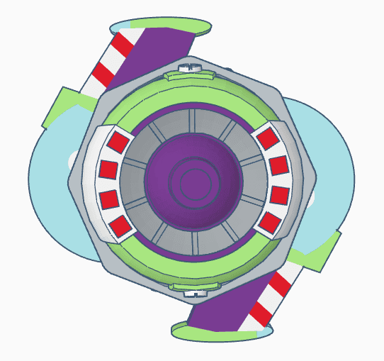 BEYBLADE BUZZ LIGHTYEAR | COMPLETE | TOY STORY SERIES 3d model