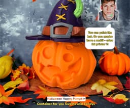 Halloween Pumpkin Bag for your Candies and Sweets 3d model