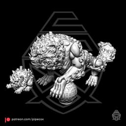 Lion Foo 3d model