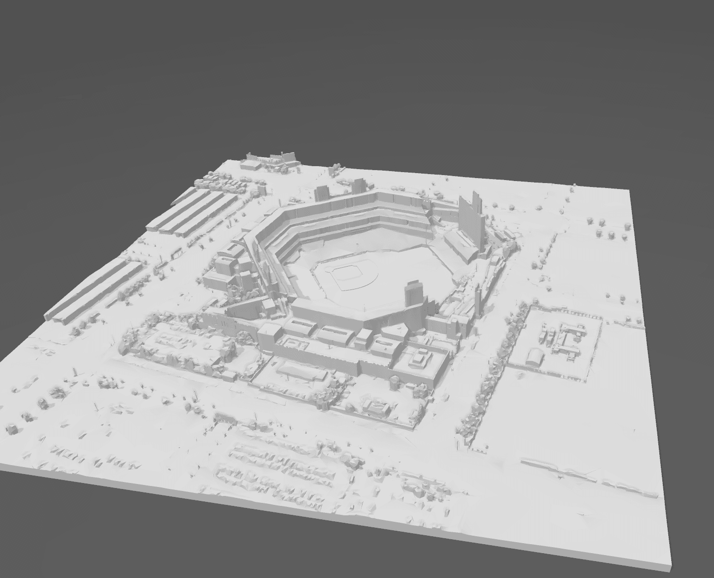 Vanderbilt Commodores - FirstBank Stadium 3d model