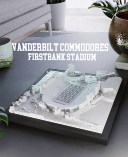 Vanderbilt Commodores - FirstBank Stadium 3d model