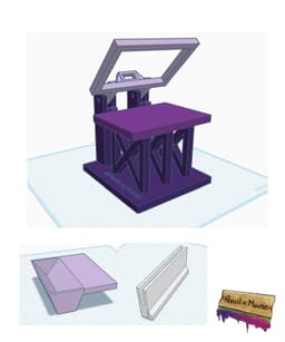MINI Screen Printer 3d model