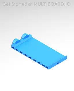 2x4 MU - Center Support - Modular Bolt-Locked Shelf 3d model
