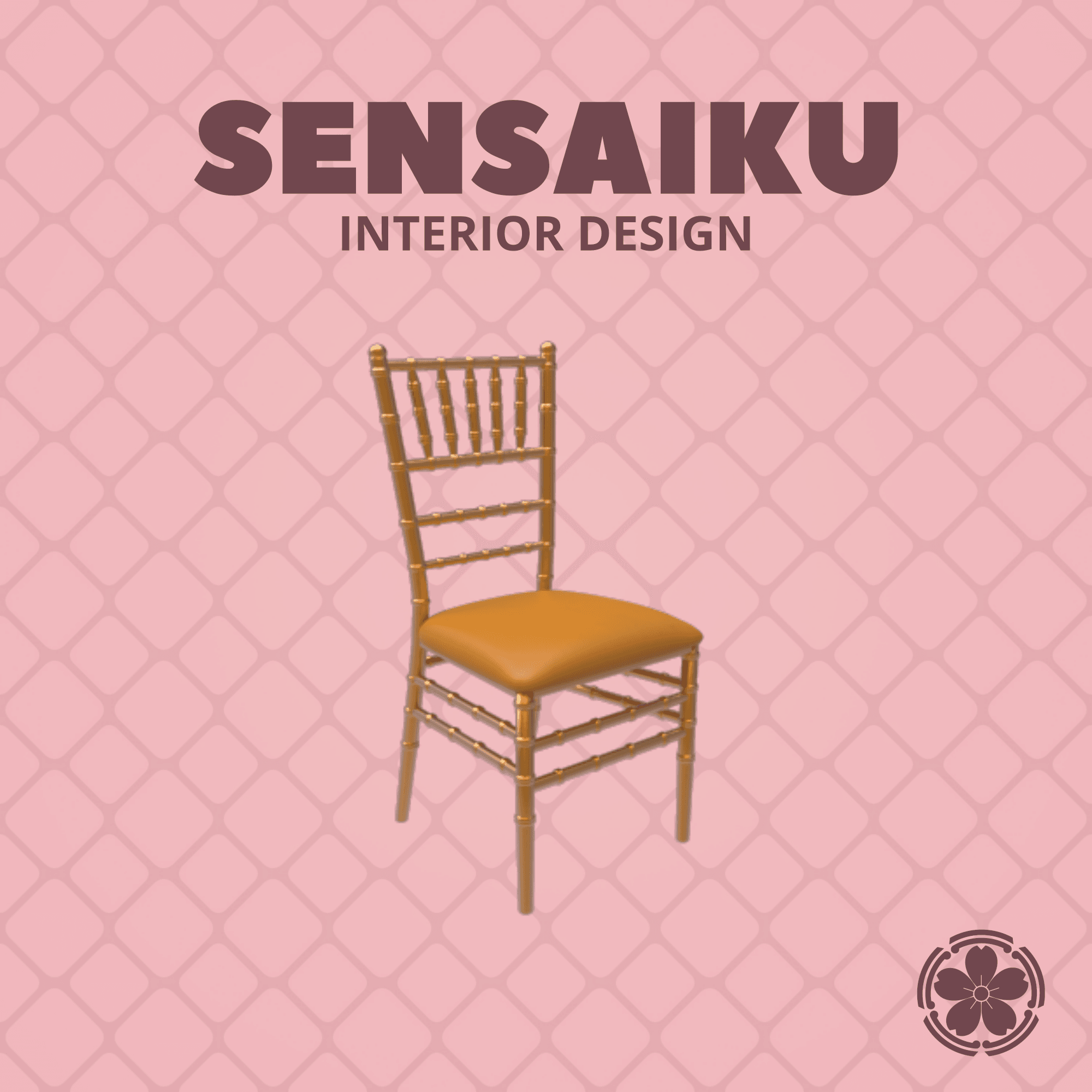 Miniature Replica 1:12 Giuseppe Gaetano Descalzi 212. Chiavari Chair for Miniature Dollhouse - 3D P 3d model