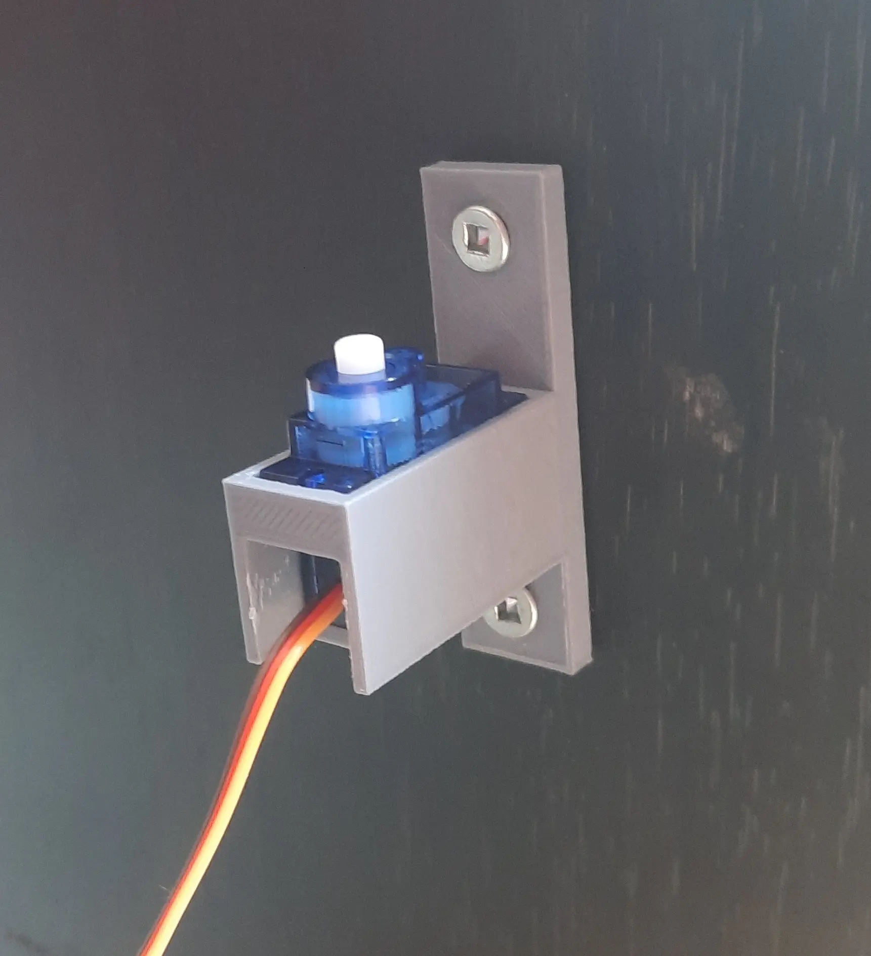 sg90 wall mount 3d model