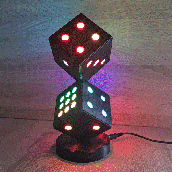 DICES LED LAMP 3d model