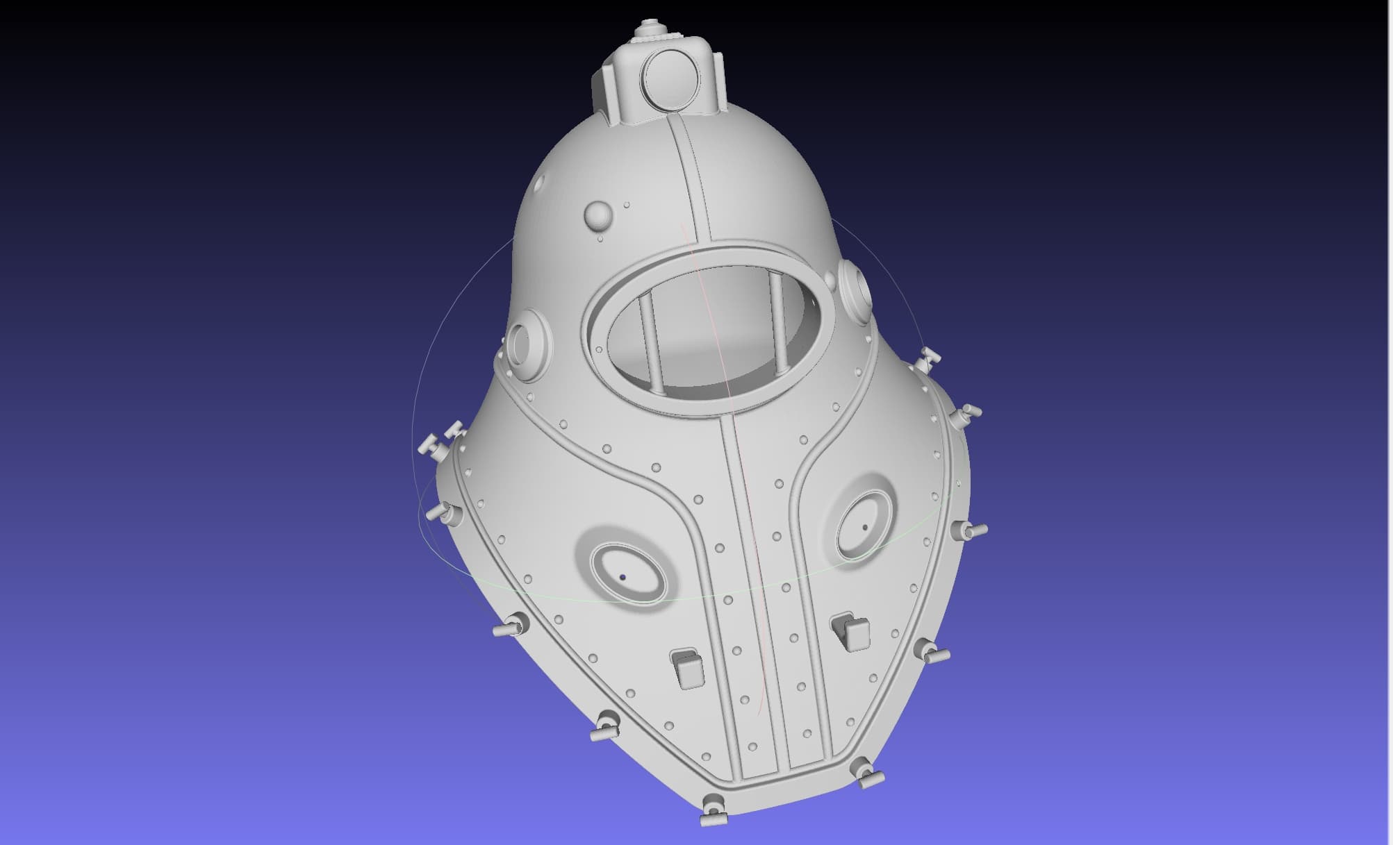 Bioshock Big Daddy Subject Delta Helmet 3d model