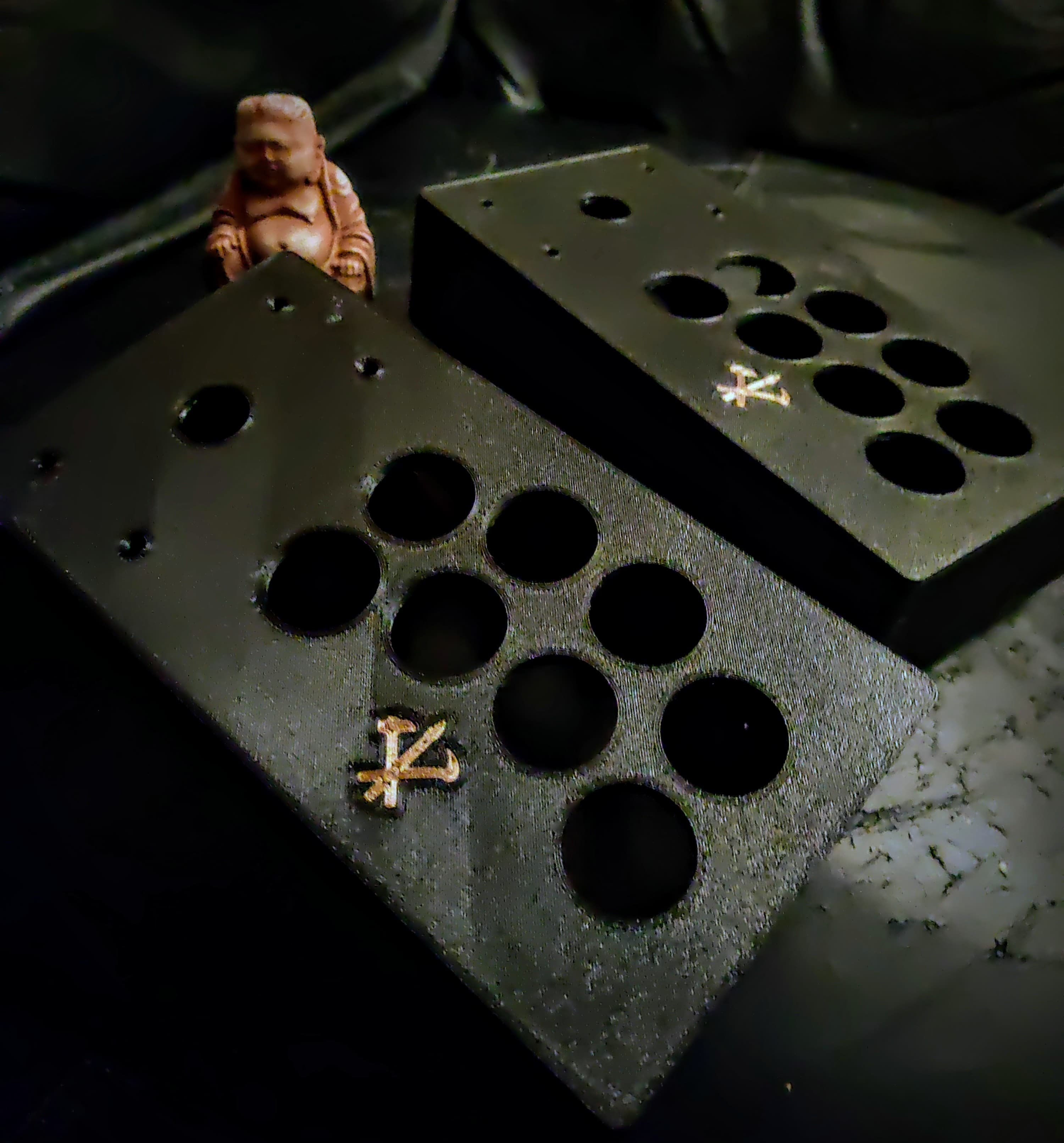 Case for arcade fighter-style controller / joystick 3d model