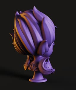 Celestial Sorceress Bust STL | Fantasy 3D Print | HighDetail 3d model