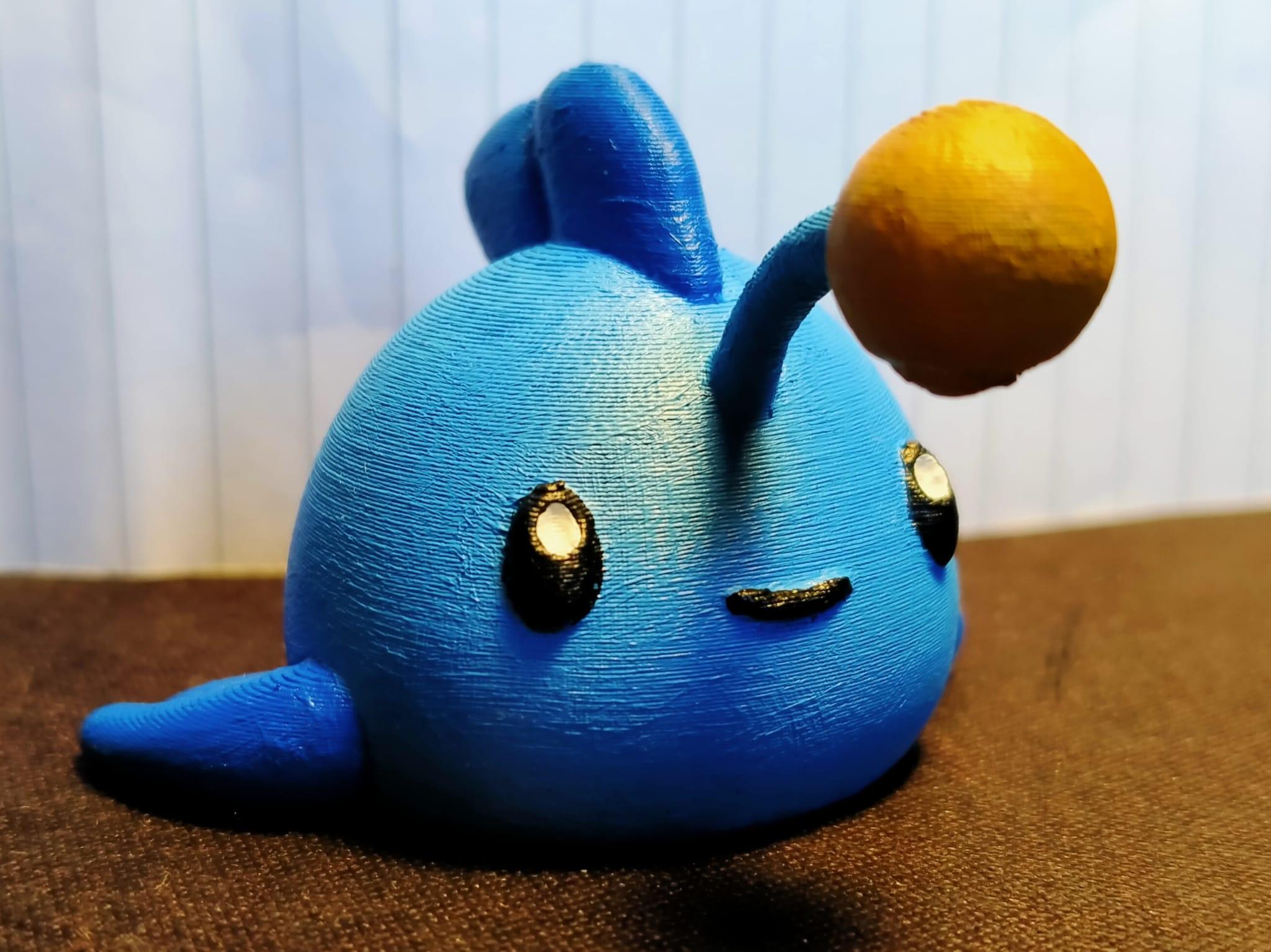 Angler Slime -Slime Rancher 2 - Not the cleanest print/paintjob because I'm still new to this. Bottom of the orb is a bit ugly lol - 3d model