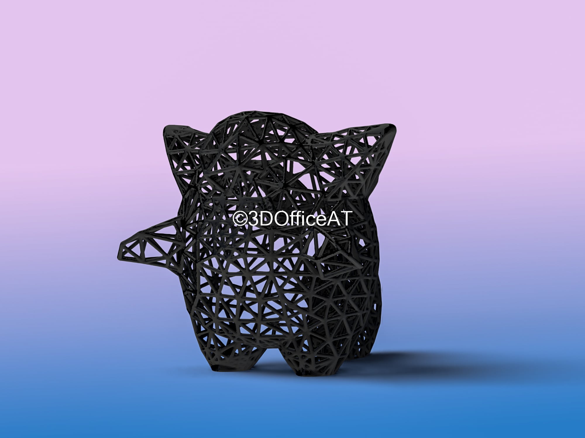#035 Clefairy Pokemon Wiremon Figure" 3d model