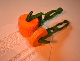 Pumpkin Handles for Texture Rollers and Stamp Wheels 3d model