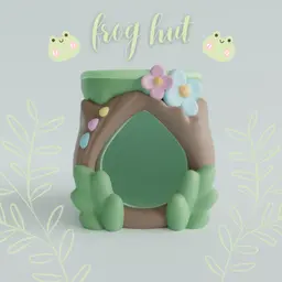 Frog Hut 3d model
