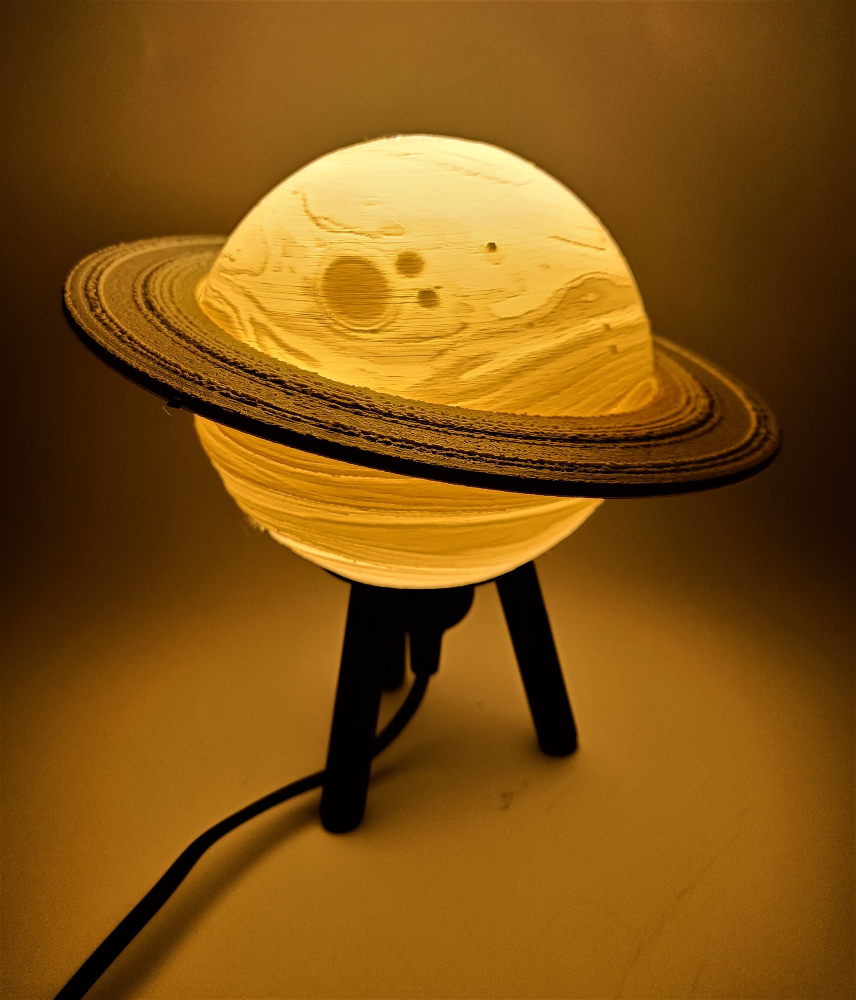 Hybrid Hanging/Desk Saturn Lamp 3d model