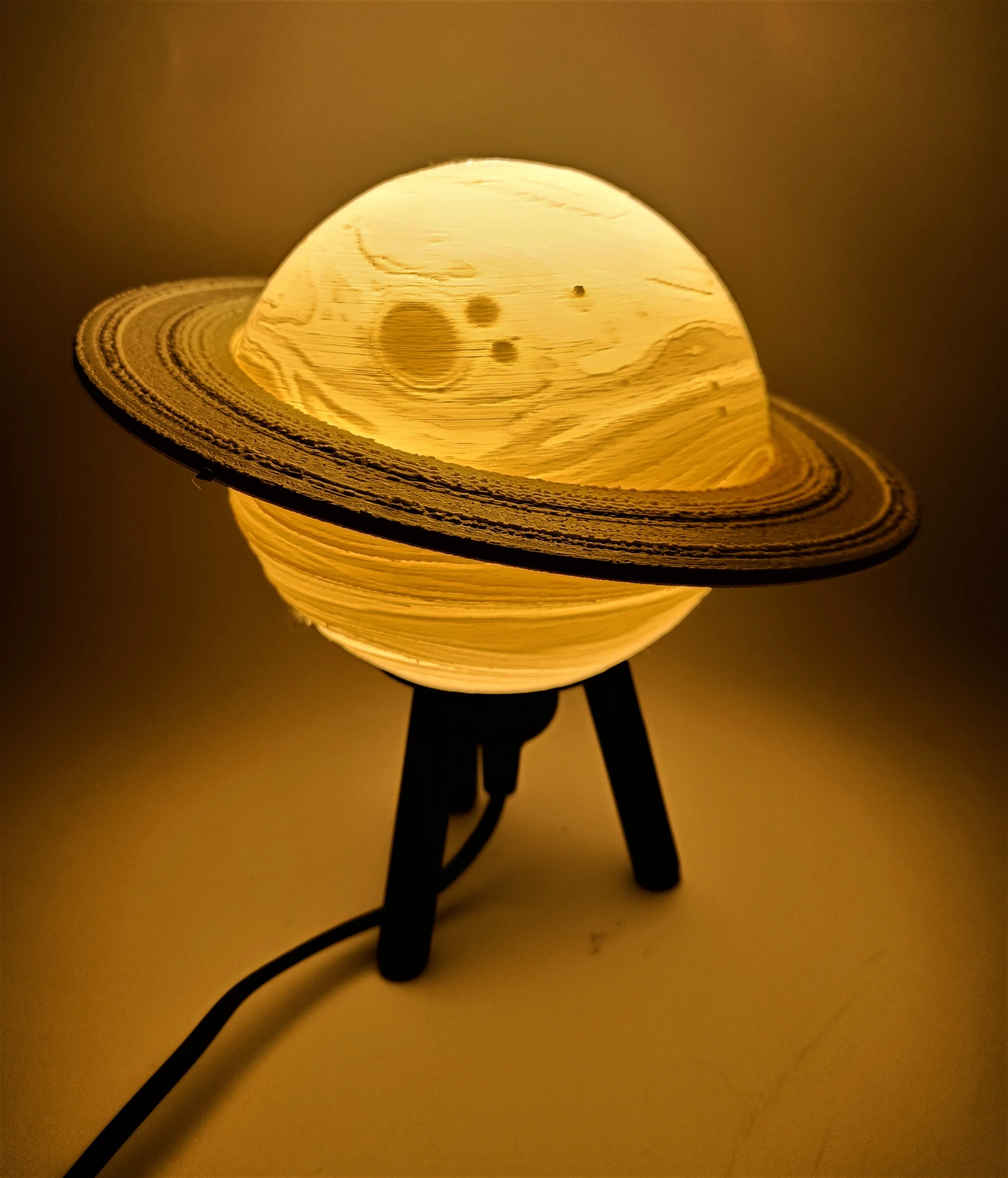 Hybrid Hanging/Desk Saturn Lamp 3d model