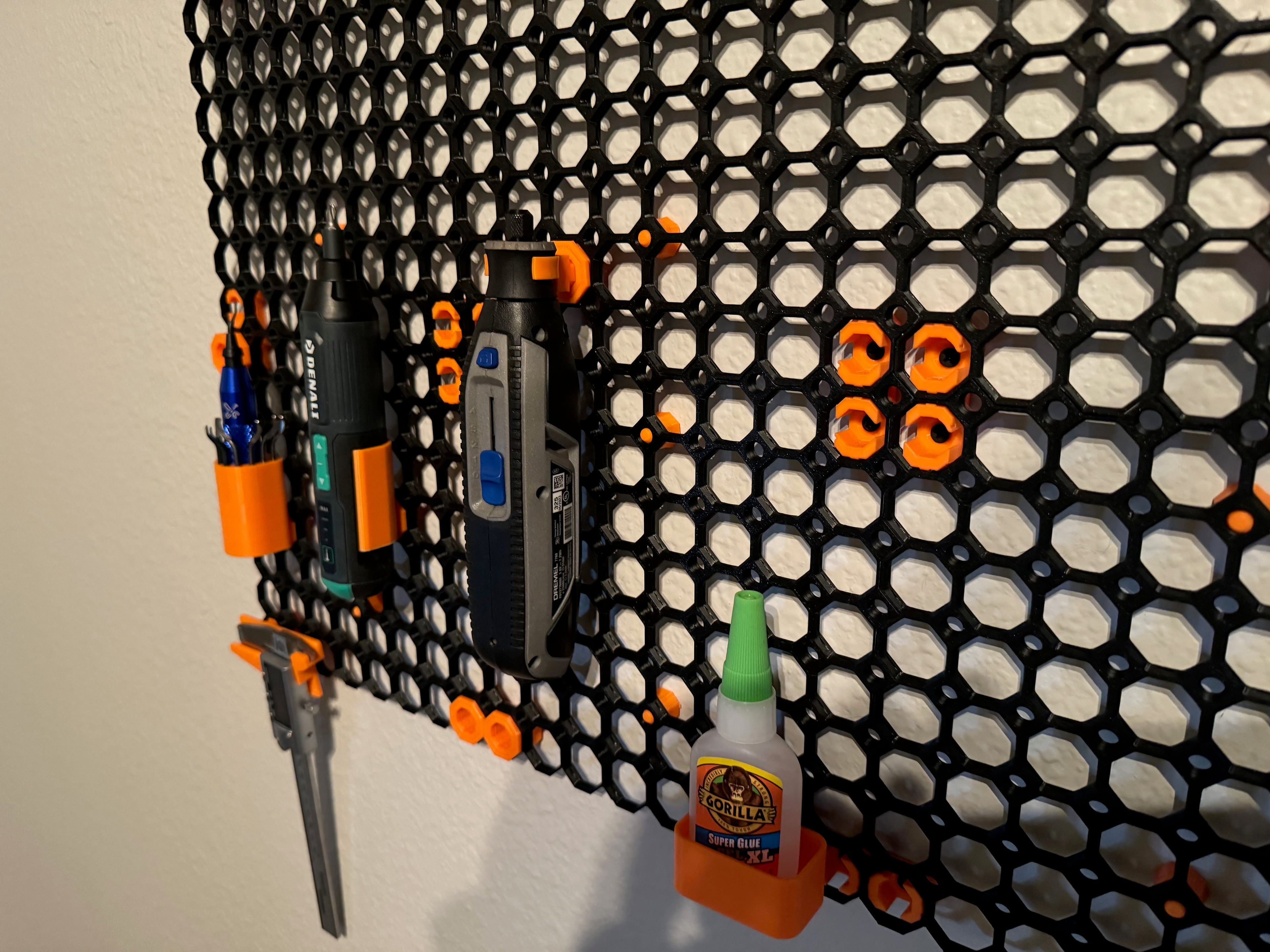 Dremel Lite Holder for Multiboard 3d model