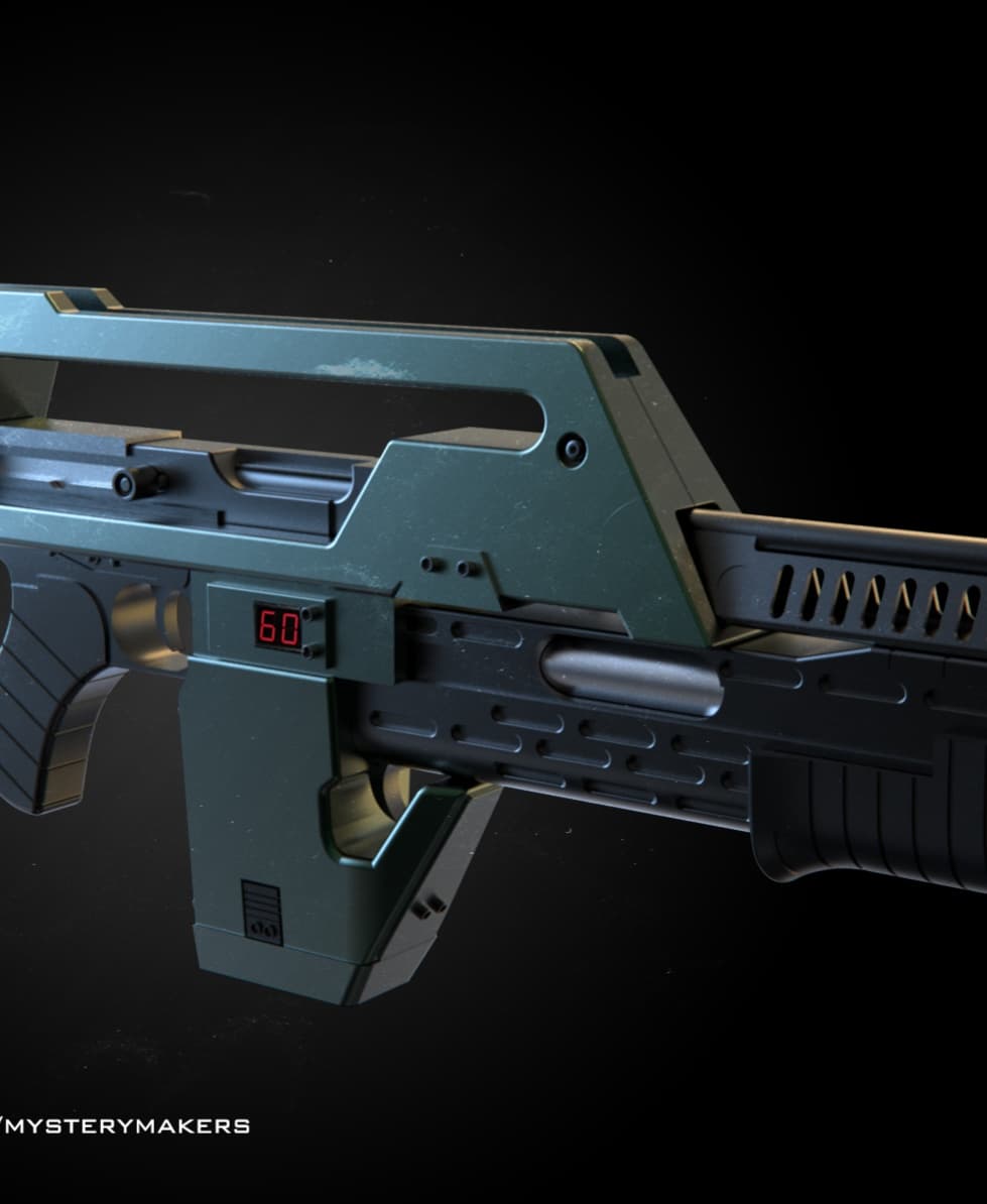 Pulse rifle 3d model