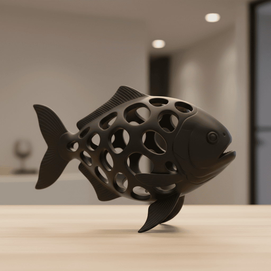 Designer Table Ornament STL 3d model