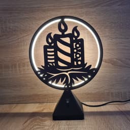 LED Ring Lamp 3d model
