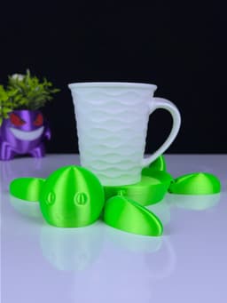Articulated turtle coaster 3d model