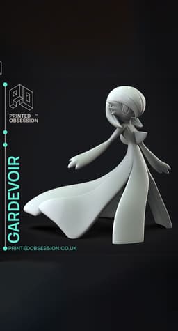 Gardevoir - Pokemon - Fan Art 3d model