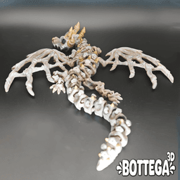 MORTE, the necromance dragon! 3d model
