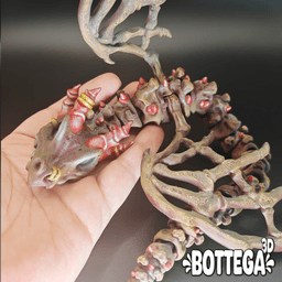 MORTE, the necromance dragon! 3d model