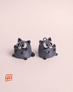 Cute Small Raccoon - Rookie, no support 3d model