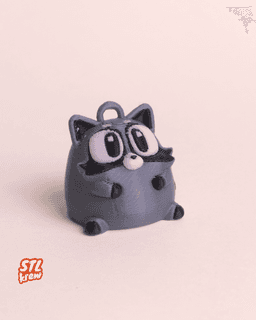Cute Small Raccoon - Rookie, no support 3d model