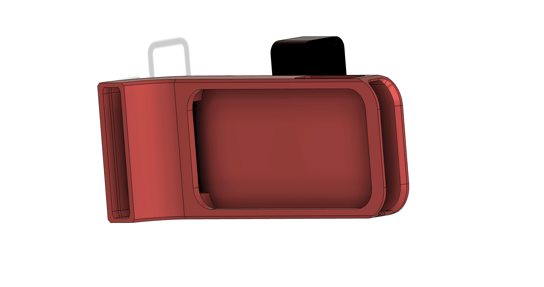 The SHOWER-MA-PHONE - A Phone stand for the shower 3d model