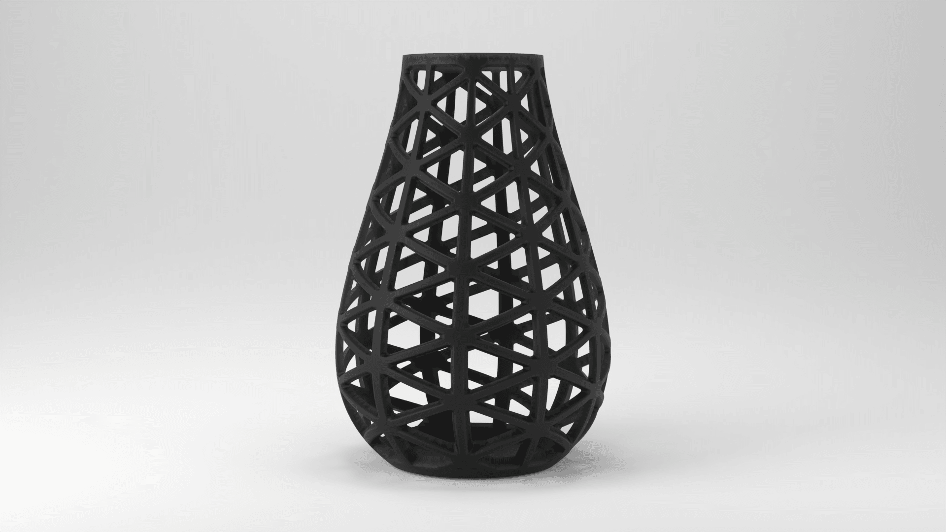 Triangle Lattice Vase 3d model