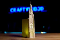 Cathedral Book Nook & Bookmark Holder 3d model