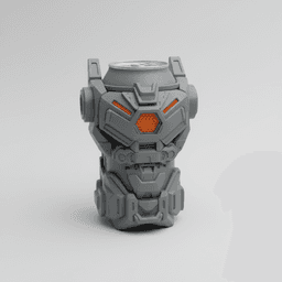 mech beverage guardian 3d model
