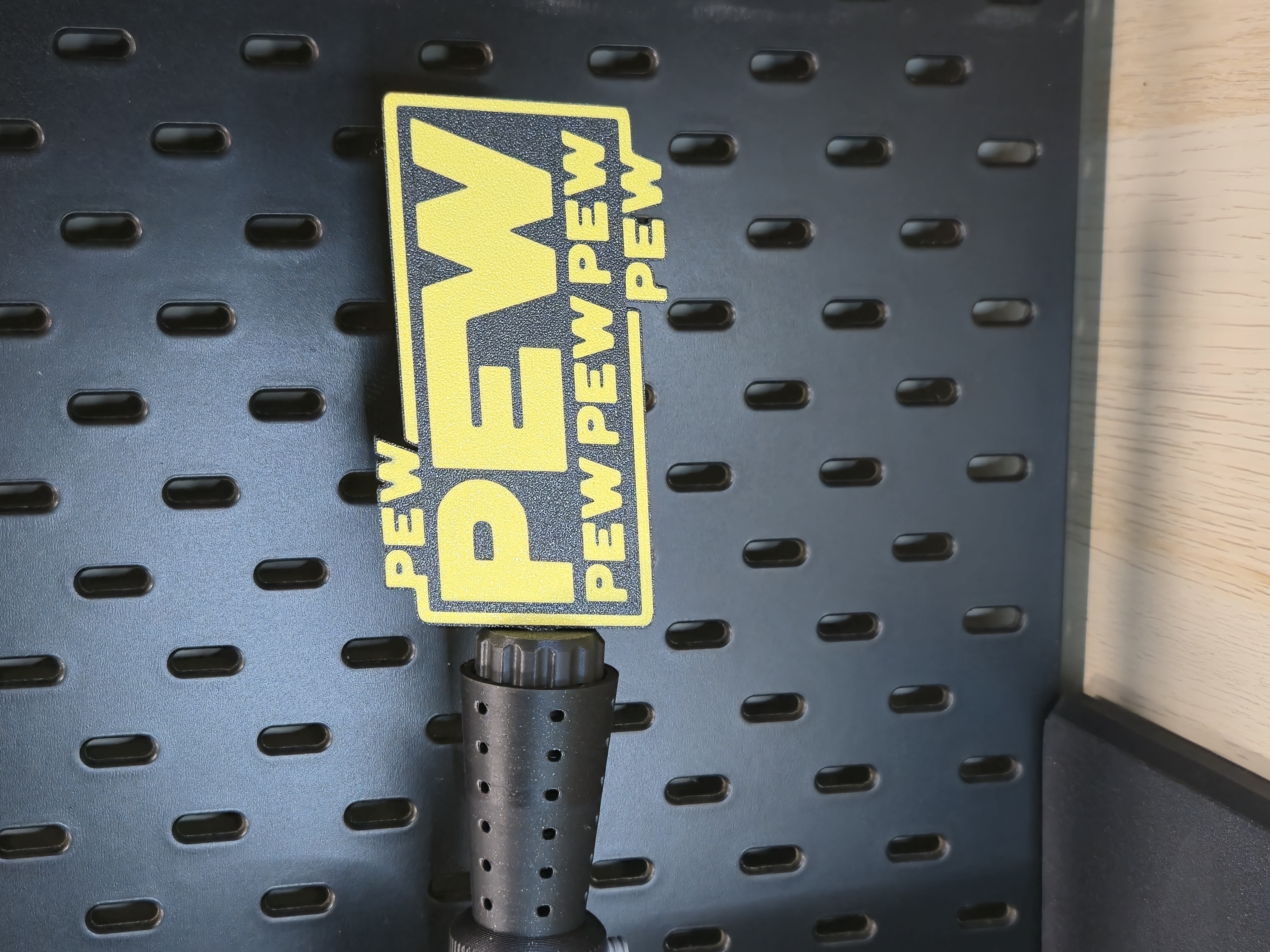 DL44 Muzzle Insert and Display Sign 3d model