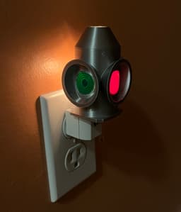 4-way Railroad Nightlight 3d model