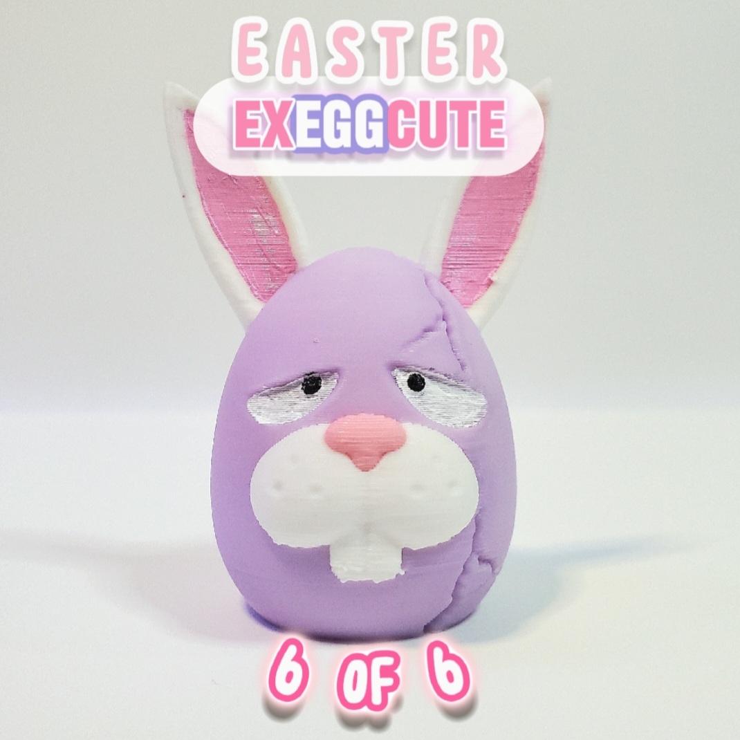 Easter Bunny Exeggcute [6 OF 6] Seasonal Pokemon Fan Art Holiday Decoration Set 3d model