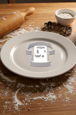 Messi Cookie Cutter, Biscuit Cutter 3d model