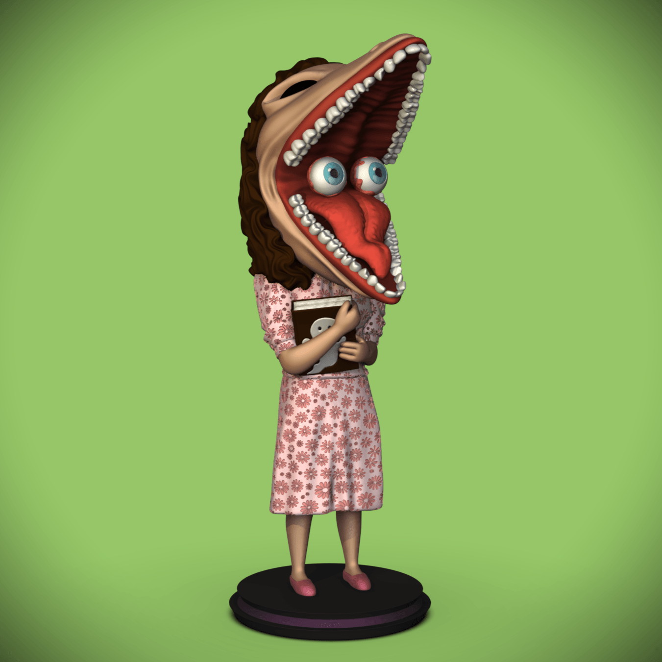 Barbara Maitland (Beetlejuice) -Little Big Head Series 3d model