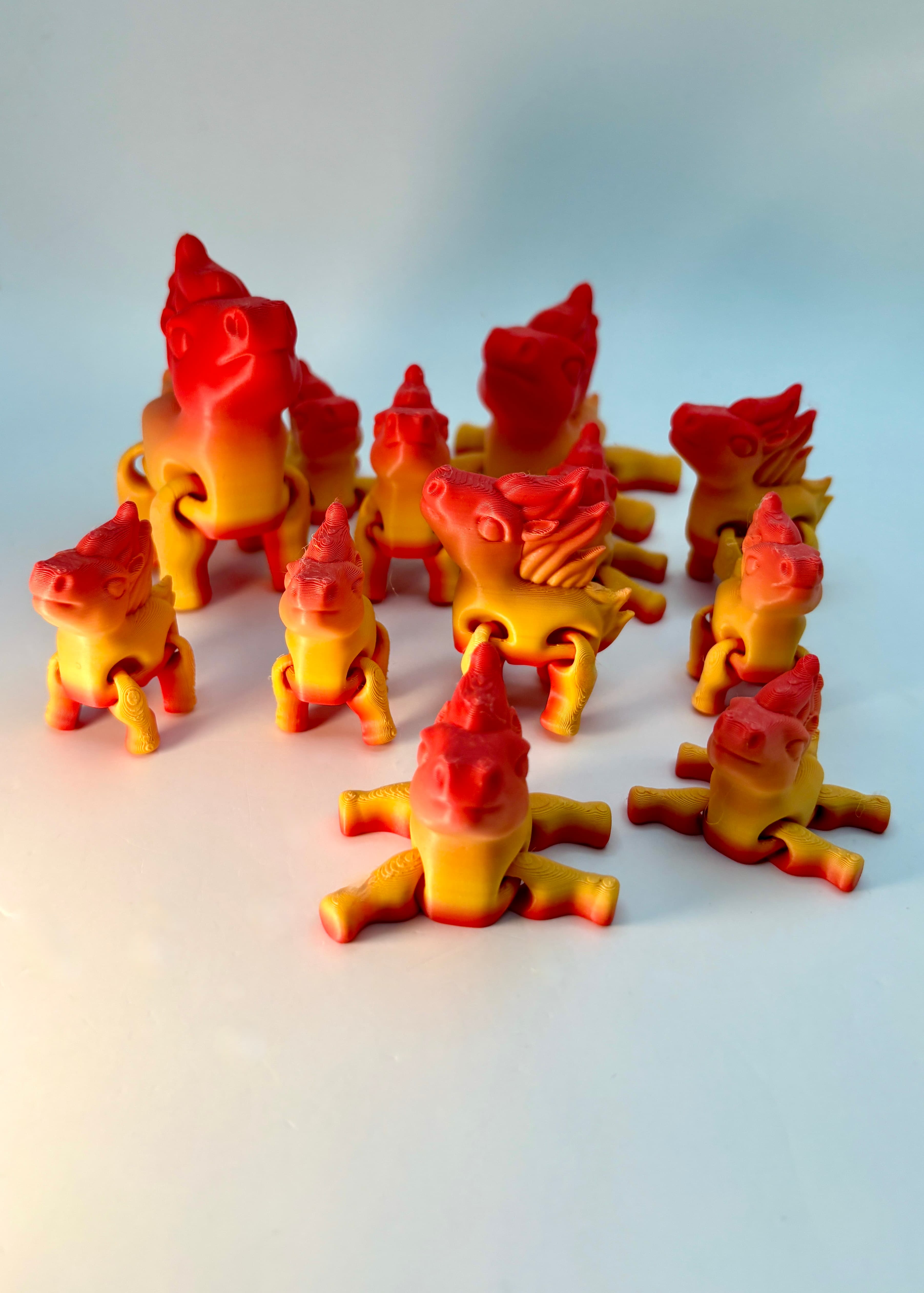 Fire Horse Fidget - Polymaker Panchroma Fall Gradient - 3d model