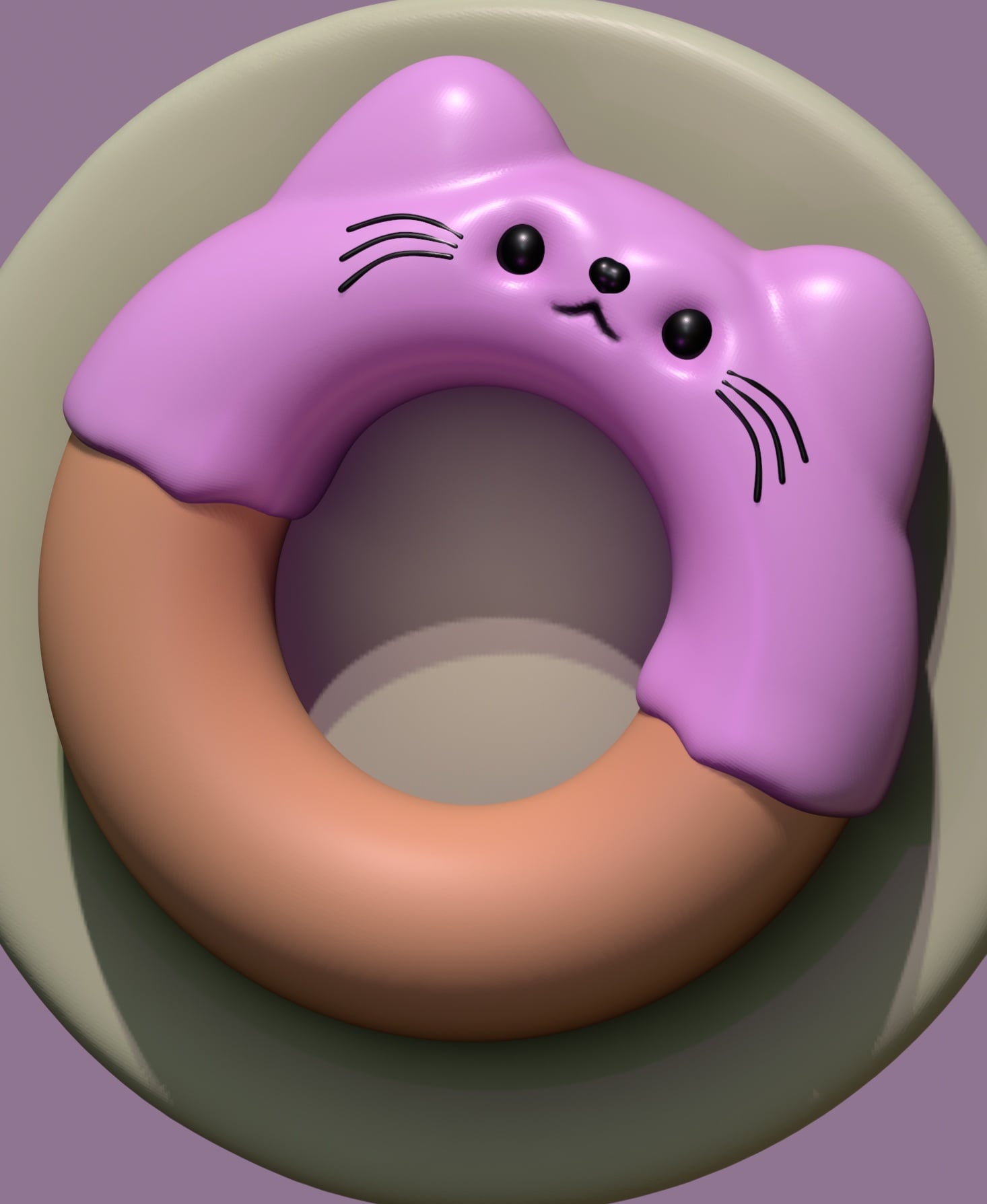 Donut-cat.stl 3d model
